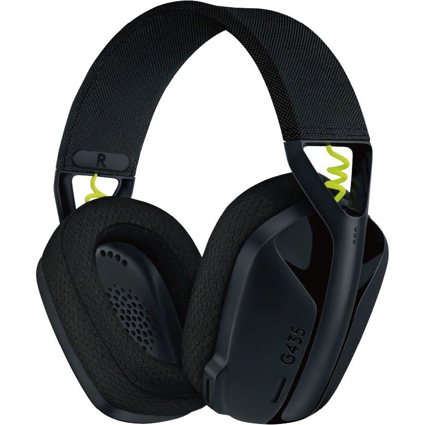 Garnitūra Logitech G435 Black/Yellow (981-001050/981-001053)