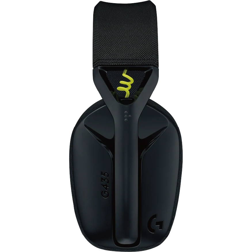 Garnitūra Logitech G435 Black/Yellow (981-001050) - foto 4