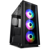 Datoru korpuss DeepCool MATREXX 50 ADD-RGB 3F Black (DP-ATX-MATREXX50-AR-3F-US)