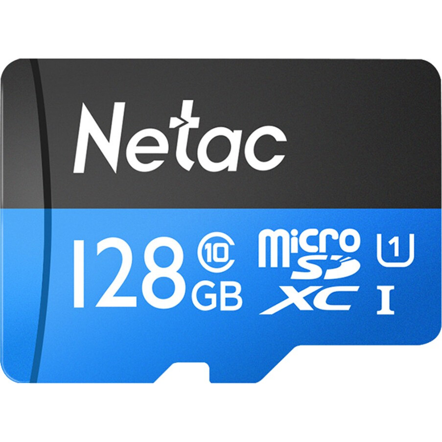 Atmiņas kartes 128Gb MicroSD Netac P500 Standard (NT02P500STN-128G-S)