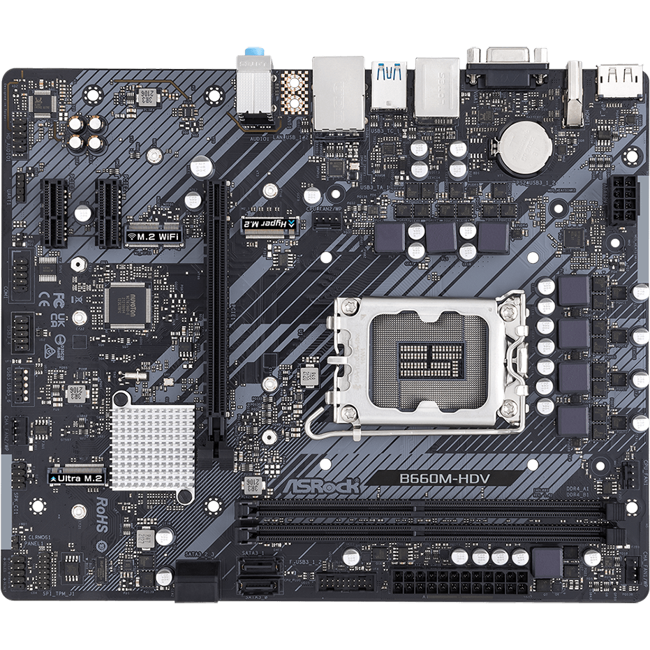 Pamatplate ASRock B660M-HDV (B660M-HDV)