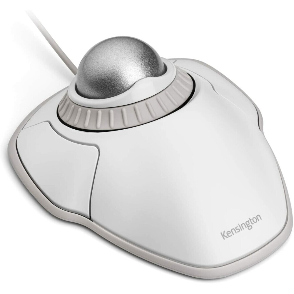 Trekbols Kensington Orbit Wireless Trackball with Scroll Ring White - K70993WW