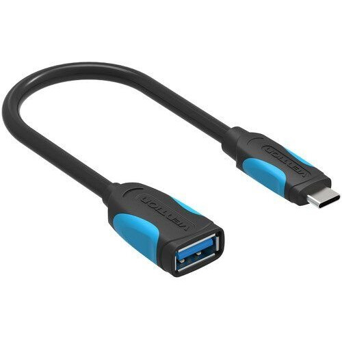 Pārejas savienojums USB (F) - USB Type-C, 0.1m, Vention VAS-A51-B010 - foto 2