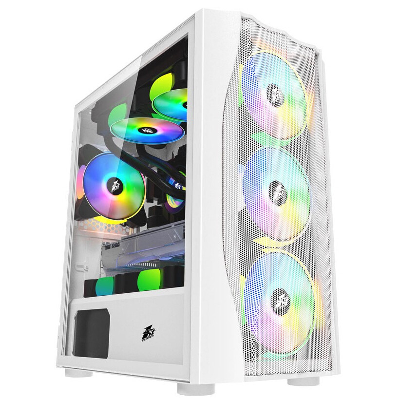 Boitiers PC 1STPLAYER FIREBASE X3-M White - X3-M-WH-4F1-W