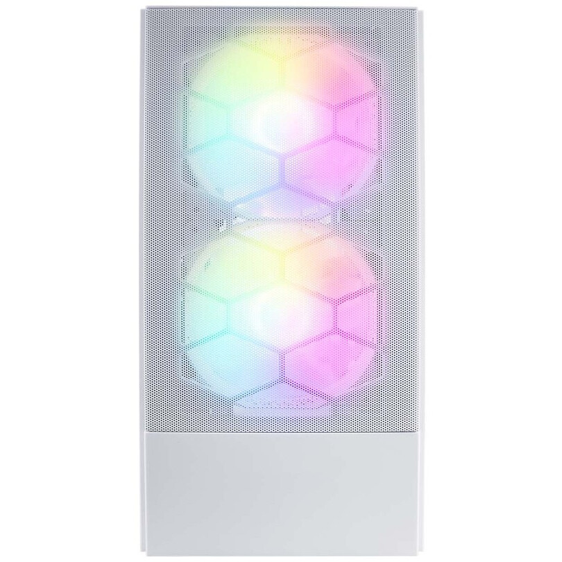 Datoru korpuss 1STPLAYER FIREBASE X4-M White - X4-M-WH-2F1P-W-1F1-W - foto 3