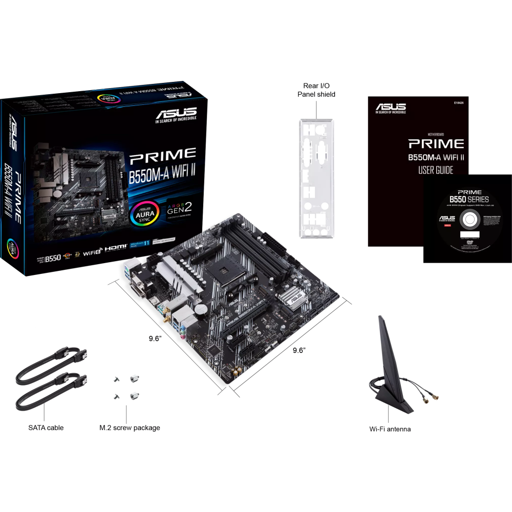 Pamatplate ASUS PRIME B550M-A WIFI II (PRIME B550M-A WIFI II) - foto 6