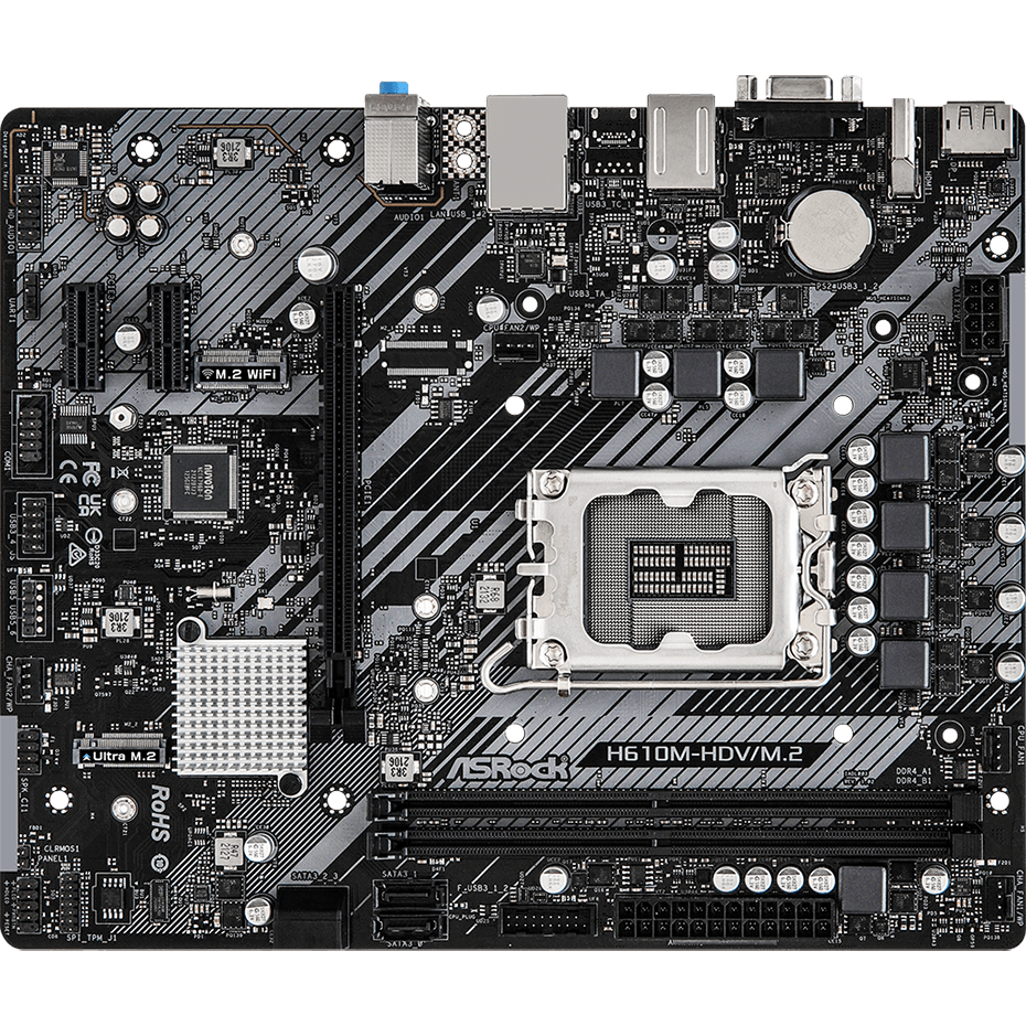 Pamatplate ASRock H610M-HDV/M.2