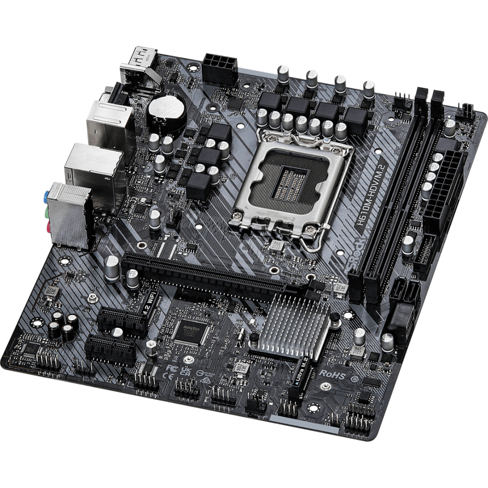 Pamatplate ASRock H610M-HDV/M.2 - foto 2