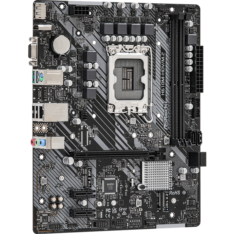 Pamatplate ASRock H610M-HDV/M.2 - foto 3