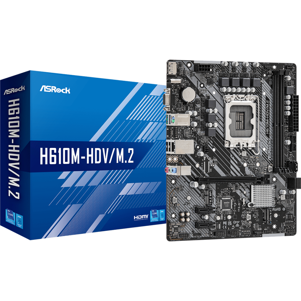 Pamatplate ASRock H610M-HDV/M.2 - foto 5
