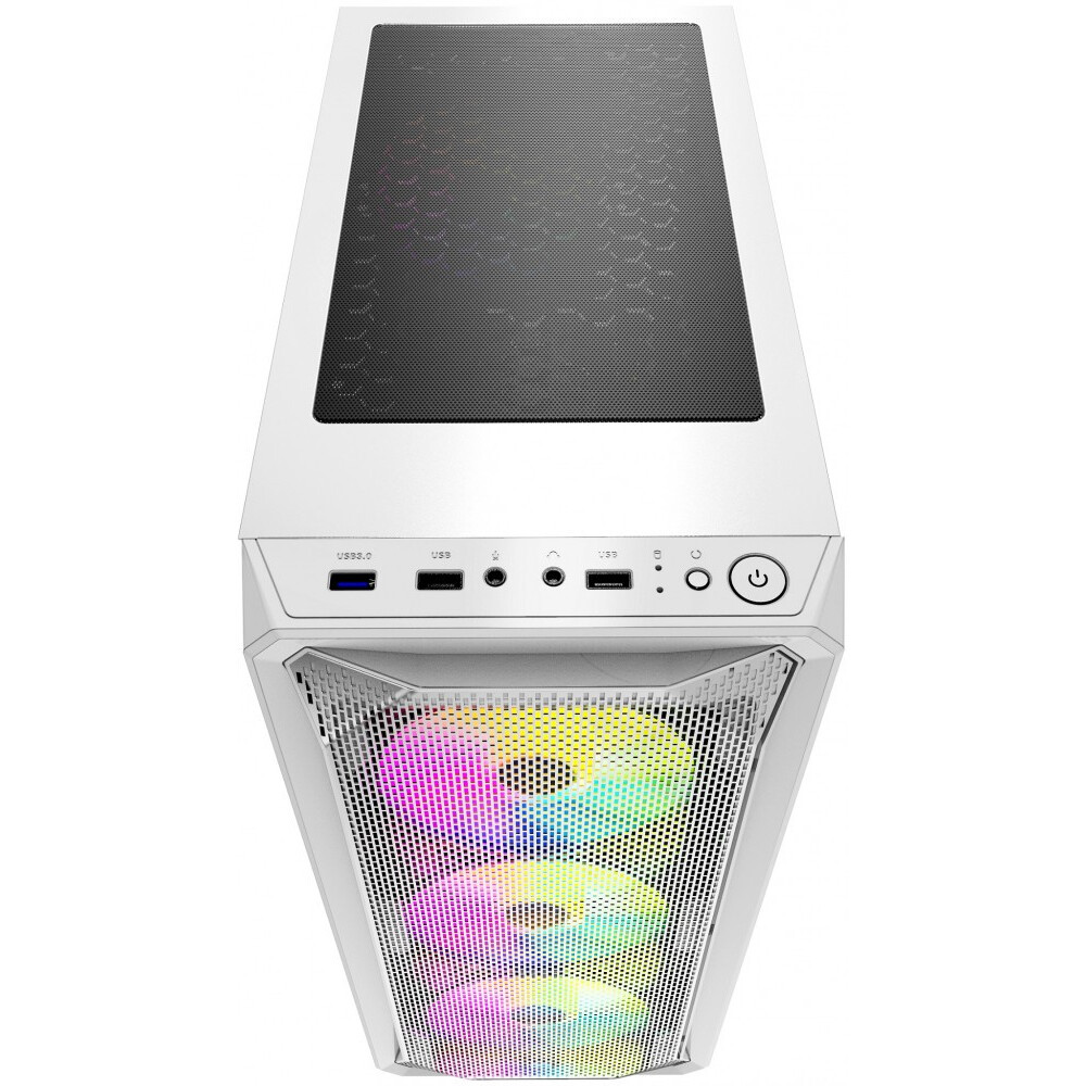 Datoru korpuss Powercase Mistral Z4 White - CMIZW-L4 - foto 4