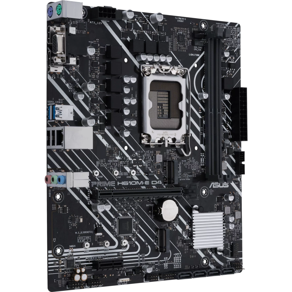 Pamatplate ASUS PRIME H610M-E D4-CSM - foto 2