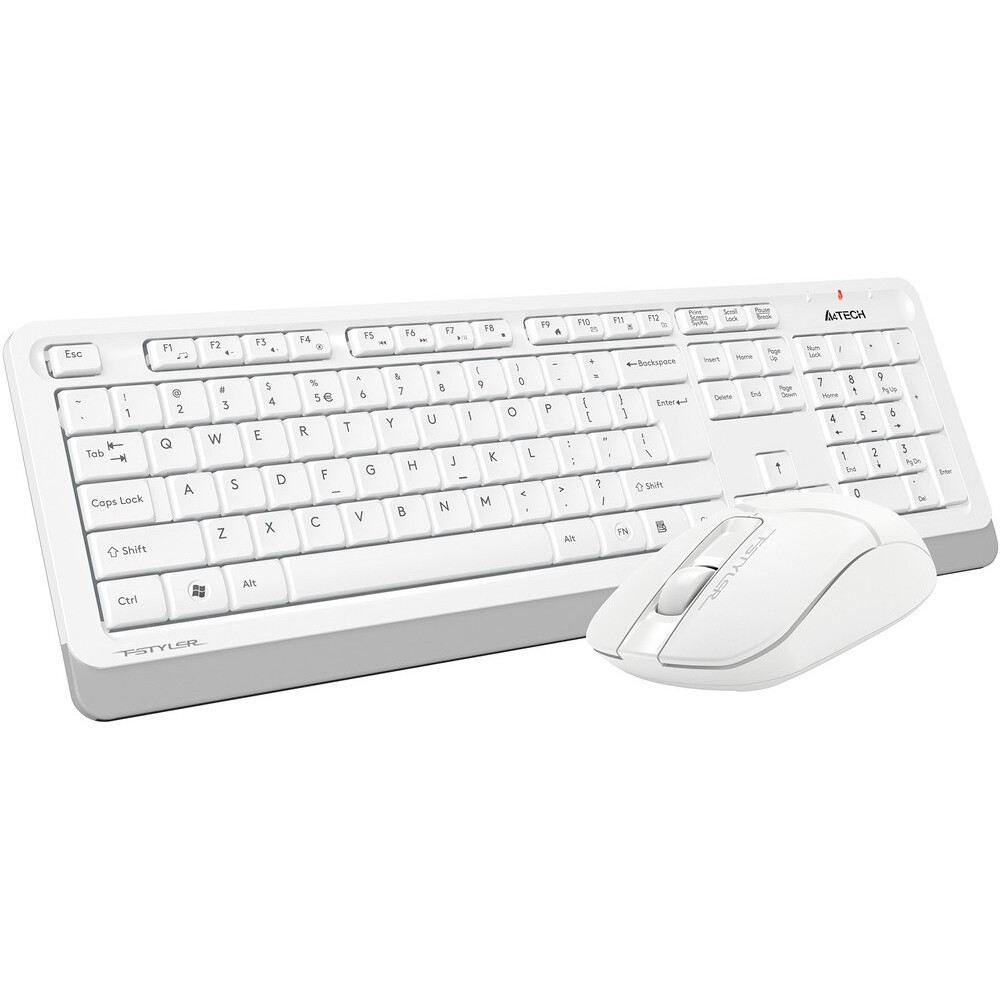 Tastatūra + pele A4Tech Fstyler FG1012 White