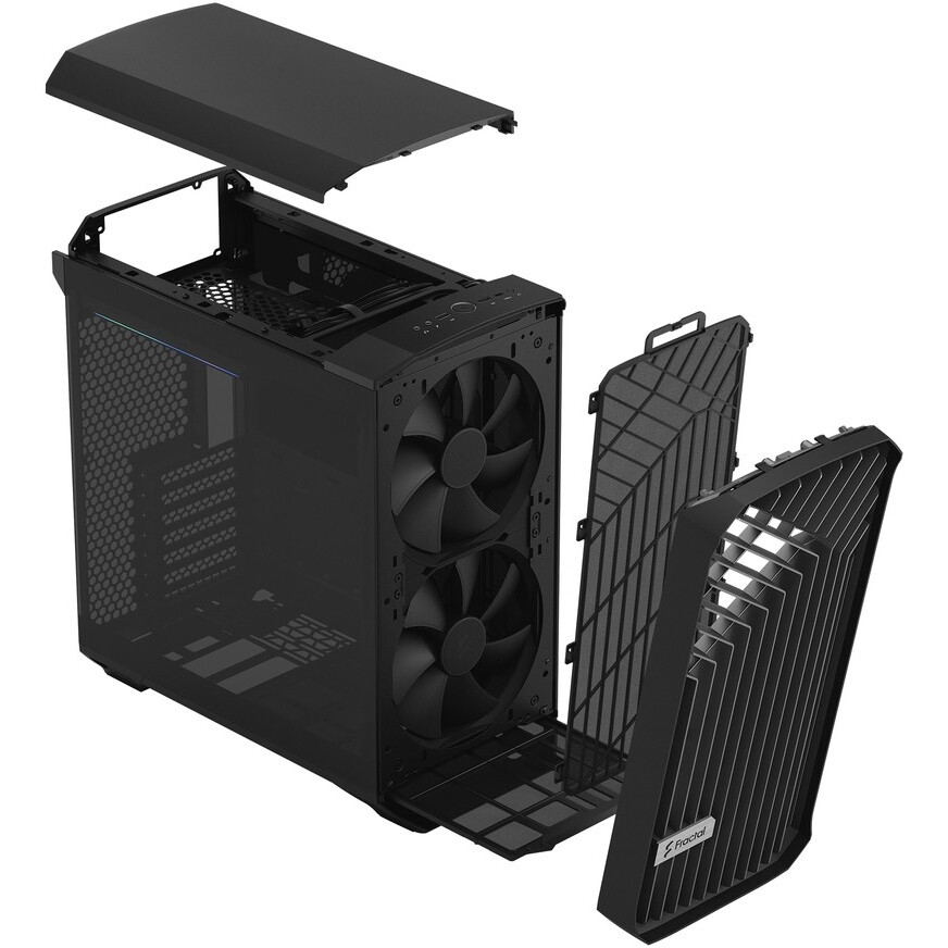 Datoru korpuss Fractal Design Torrent Compact Black TG Dark Tint - FD-C-TOR1C-01 - foto 9