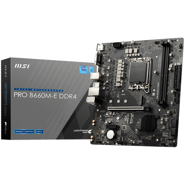 Pamatplate MSI PRO B660M-E DDR4 - foto 5