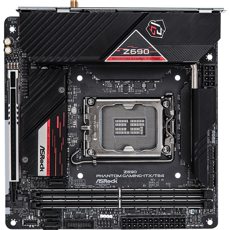 Pamatplate ASRock Z690 Phantom Gaming-ITX/TB4