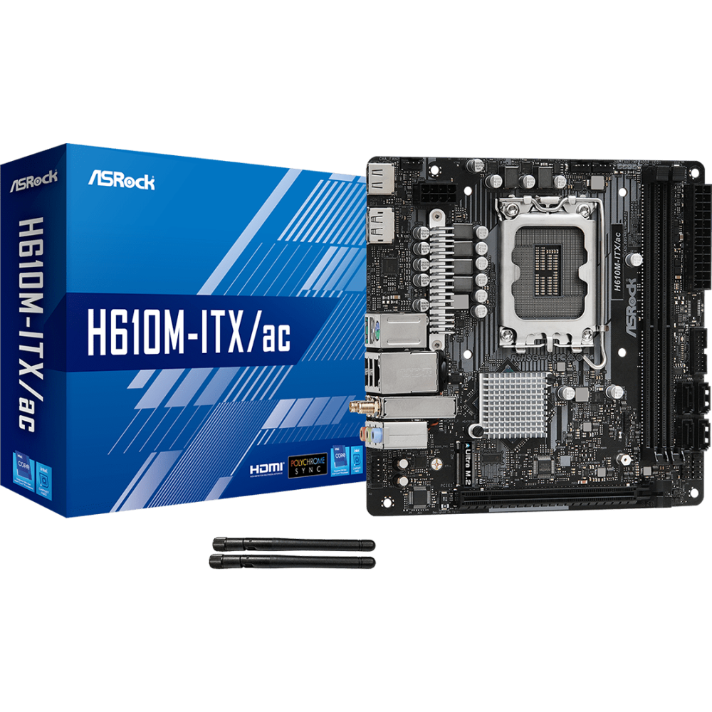 Pamatplate ASRock H610M-ITX/AC - foto 5