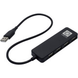 USB centrmezgls 5bites HB24-209BK Black