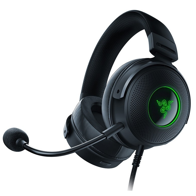 Garnitūra Razer Kraken V3 Hypersense Black (RZ04-03770100-R3M1) - foto 2