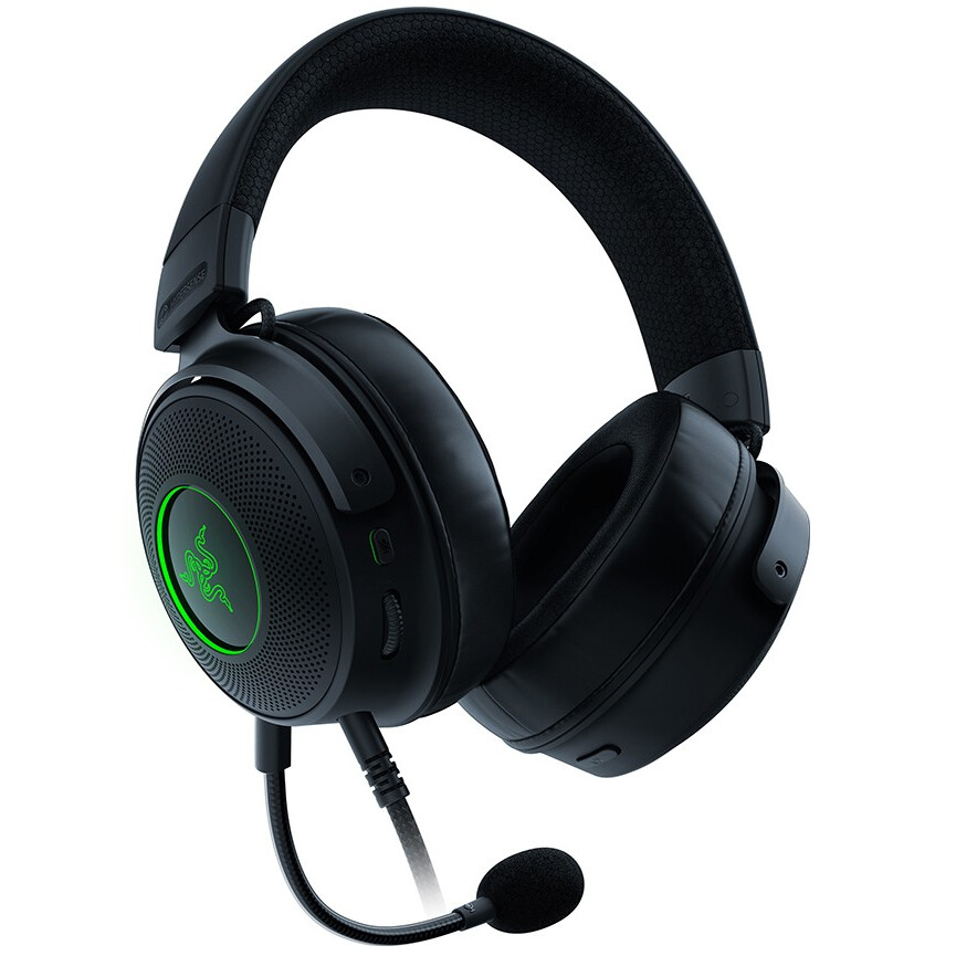 Garnitūra Razer Kraken V3 Hypersense Black (RZ04-03770100-R3M1) - foto 4
