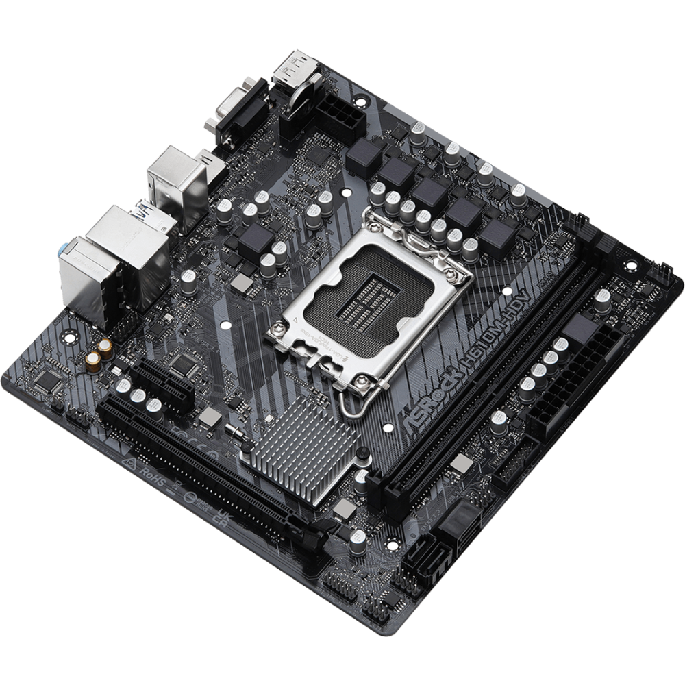 Pamatplate ASRock H610M-HDV - foto 2