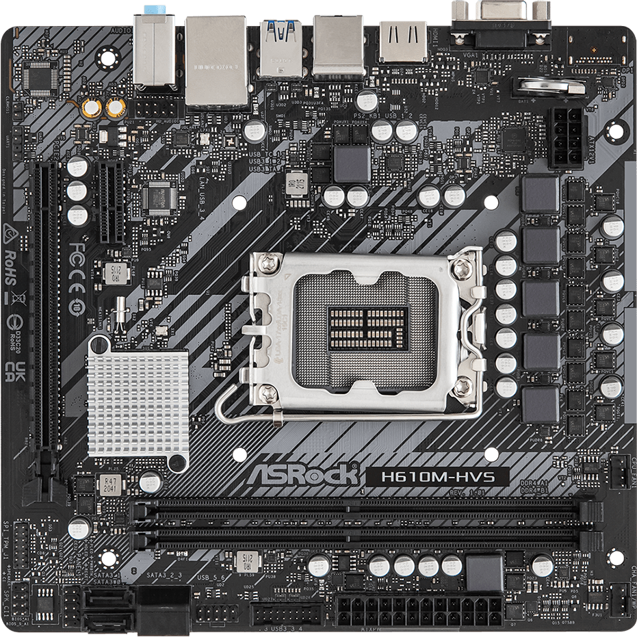Pamatplate ASRock H610M-HVS