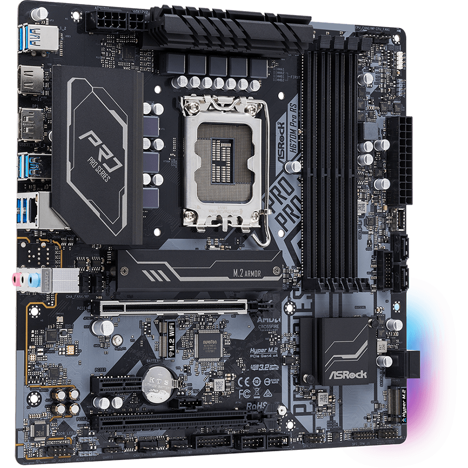 Pamatplate ASRock H670M Pro RS (H670M Pro RS) - foto 3