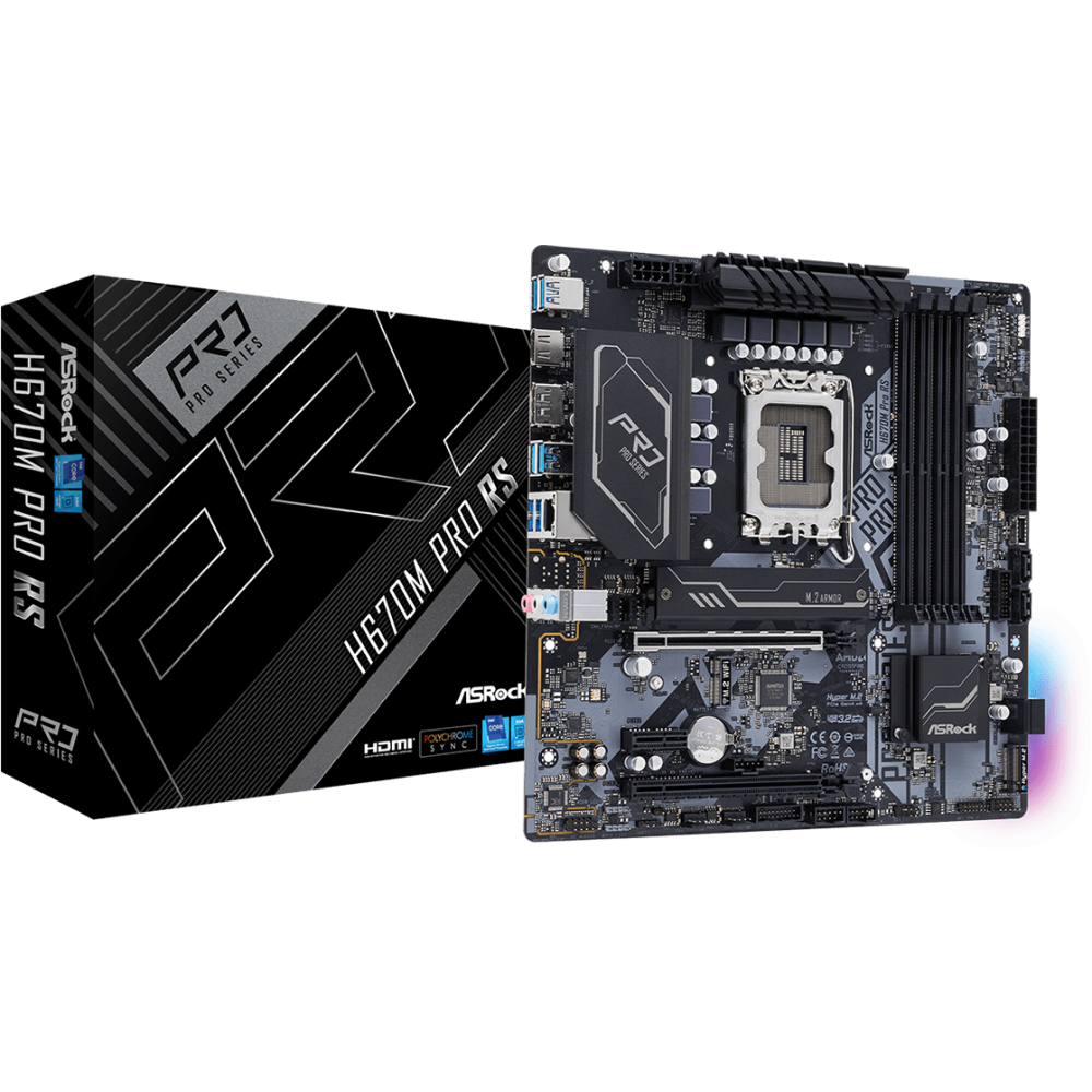 Pamatplate ASRock H670M Pro RS (H670M Pro RS) - foto 5
