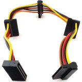 Kabelis SATA Power - 4x SATA Power, 0.4m, Gembird CC-SATAMF-03
