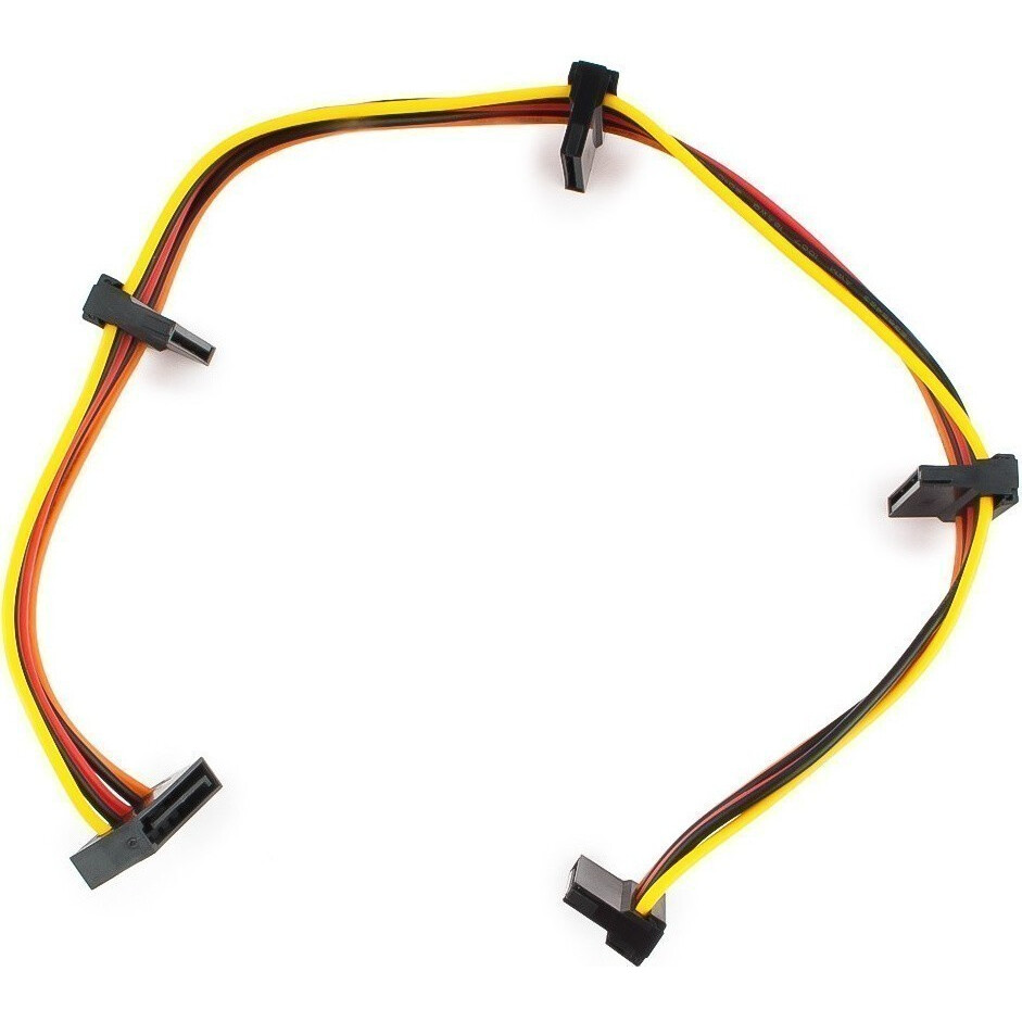 Kabelis SATA Power - 4x SATA Power, 0.4m, Gembird CC-SATAMF-03 - foto 2