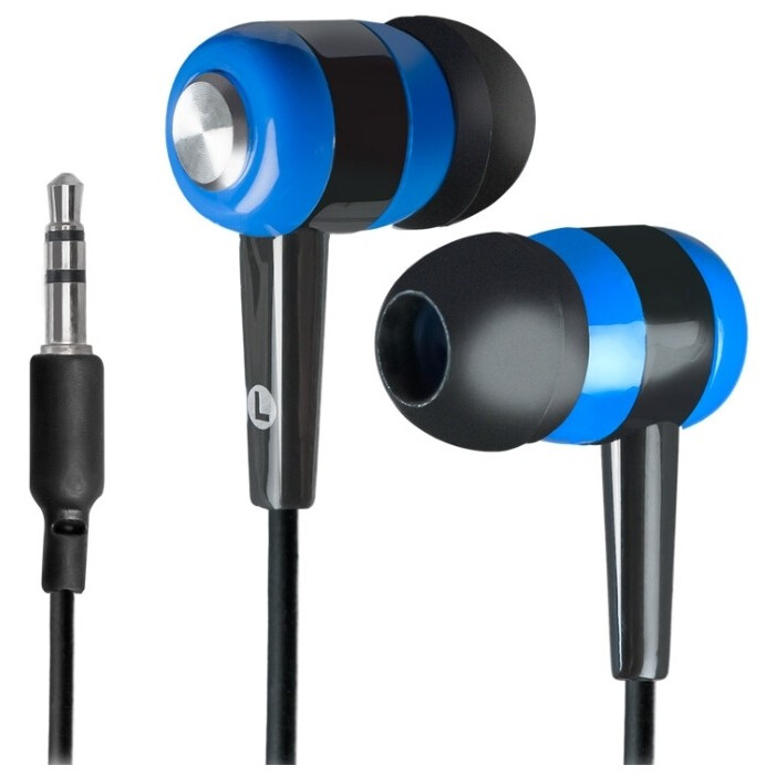 Austiņas Defender Basic-616 Black/Blue - 63616