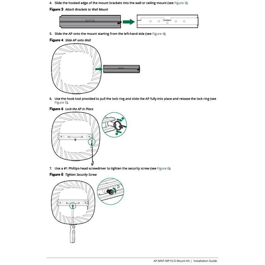 Stiprinājums HPE Q9G71A AP-MNT-MP10-D - foto 5