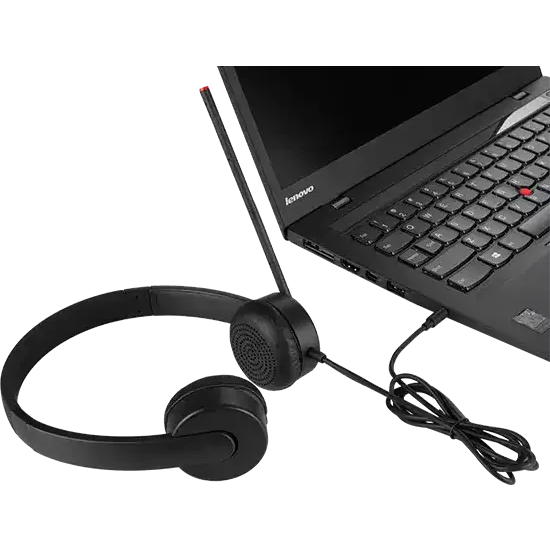 Garnitūra Lenovo Essential Stereo Analog Black - 4XD0K25030 - foto 4