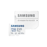 Atmiņas kartes 128Gb MicroSD Samsung EVO Plus + SD adapter (MB-MC128KA)