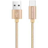 Kabelis USB - USB Type-C, 1m, More Choice K11a Gold (K11AG)
