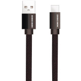 Kabelis USB - USB Type-C, 1m, More Choice K20a Black (K20AB)