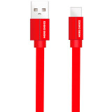 Kabelis USB - USB Type-C, 1m, More Choice K20a Red (K20AR)