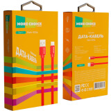 Kabelis USB - USB Type-C, 1m, More Choice K20a Red (K20AR)