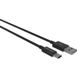 Kabelis USB - USB Type-C, 1m, More Choice K24a Black (K24AB)