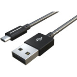 Kabelis USB - USB Type-C, 1m, More Choice K31a Black (K31AB)