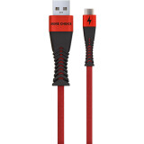 Kabelis USB - USB Type-C, 1m, More Choice K41Sa Red/Black (K41SARB)