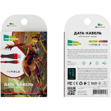 Kabelis USB - USB Type-C, 1m, More Choice K41Sa Red/Black (K41SARB)