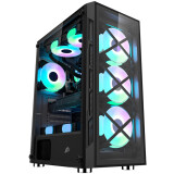 Datoru korpuss 1STPLAYER FIREBASE XP-G (XP-G-BK-4F1)