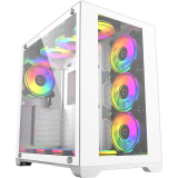 Datoru korpuss Powercase Vision White (PC_CVWA_L4)