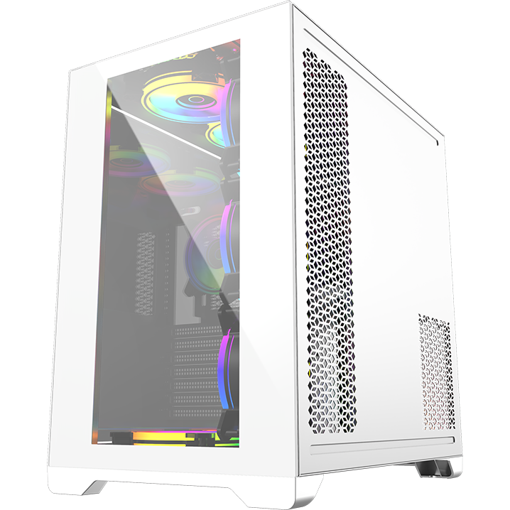 Datoru korpuss Powercase Vision White - PC_CVWA_L4 - foto 5
