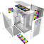 Datoru korpuss Powercase Vision White - PC_CVWA_L4 - foto 7