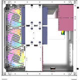 Datoru korpuss Powercase Vision White (PC_CVWA_L4)