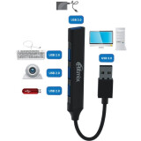 USB centrmezgls Ritmix CR-4400 Metal