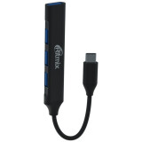 USB centrmezgls Ritmix CR-4401 Metal