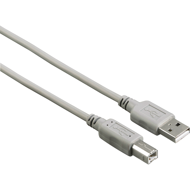 Kabelis USB 2.0 A (M) - B (M), 1.5m, HAMA H-200900 - 00200900